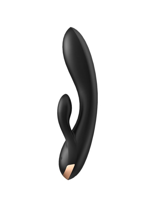 SATISFYER DOUBLE FLEX VIBRADOR APP BLANCO