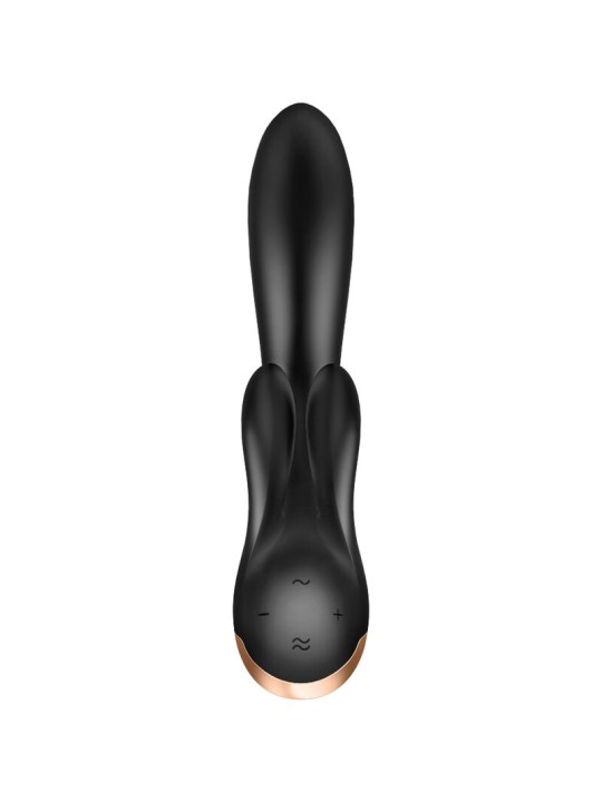 SATISFYER DOUBLE FLEX VIBRADOR APP BLANCO
