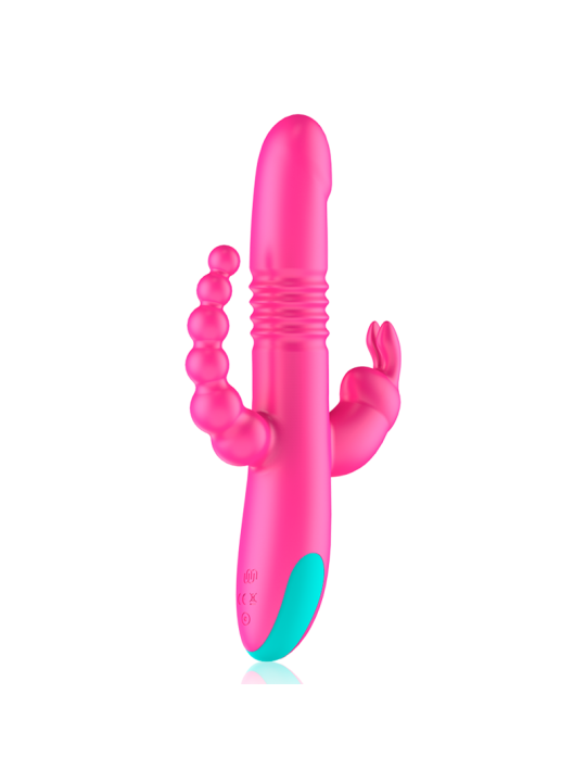 HAPPY LOKY DONALD TRIPLE ESTIMULACION ANAL PUNTO G CLITORIS COMPATIBLE CON WATCHME WIRELESS TECHNOLOGY