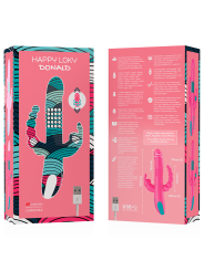 HAPPY LOKY DONALD TRIPLE ESTIMULACION ANAL PUNTO G CLITORIS COMPATIBLE CON WATCHME WIRELESS TECHNOLOGY