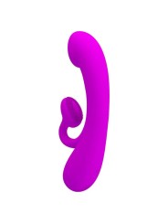 PRETTY LOVE SINCERE VIBRADOR Y ONDAS ESTIMULADORAS DE CLITORIS SILICONA MORADO