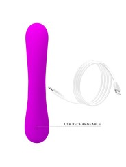 PRETTY LOVE SINCERE VIBRADOR Y ONDAS ESTIMULADORAS DE CLITORIS SILICONA MORADO