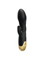 PRETTY LOVE VIBRADOR DE LUJO BANADO EN ORO RECARGABLE NEGRO