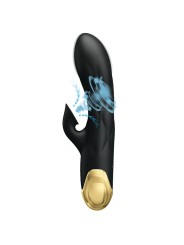 PRETTY LOVE VIBRADOR DE LUJO BANADO EN ORO RECARGABLE NEGRO