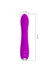 PRETTY LOVE REGINA VIBRADOR ONDAS ESTIMULADORAS RECARGABLE MORADO