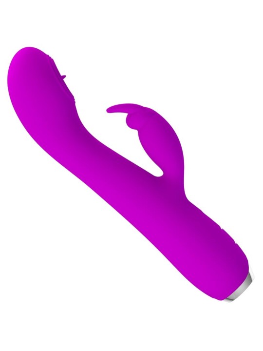 PRETTY LOVE RACHEL VIBRADOR RECARGABLE CON ONDAS ESTIMULADORAS MORADO