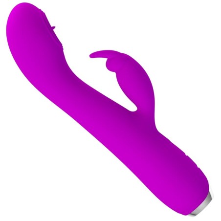 PRETTY LOVE RACHEL VIBRADOR RECARGABLE CON ONDAS ESTIMULADORAS MORADO