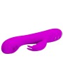 PRETTY LOVE RACHEL VIBRADOR RECARGABLE CON ONDAS ESTIMULADORAS MORADO