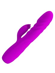 PRETTY LOVE MELANIE VIBRADOR CONEJO RECARGABLE MORADO