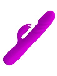 PRETTY LOVE MELANIE VIBRADOR CONEJO RECARGABLE MORADO