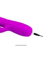 PRETTY LOVE MELANIE VIBRADOR CONEJO RECARGABLE MORADO