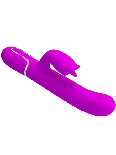PRETTY LOVE VIBRADOR RABBIT CON LICKING FUCSIA