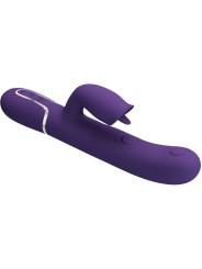 PRETTY LOVE VIBRADOR RABBIT CON LICKING MORADO