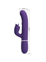 PRETTY LOVE VIBRADOR RABBIT CON LICKING MORADO