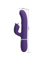 PRETTY LOVE VIBRADOR RABBIT CON LICKING MORADO