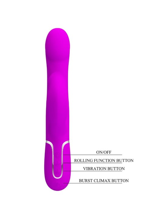 PRETTY LOVE VIBRADOR RABBIT PERLAS VIOLETA