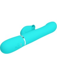 PRETTY LOVE VIBRADOR RABBIT PERLAS VERDE AGUA
