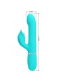 PRETTY LOVE VIBRADOR RABBIT PERLAS VERDE AGUA