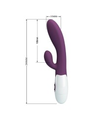 PRETTY LOVE ALVIS VIBRADOR RABBIT PUNTO G MORADO