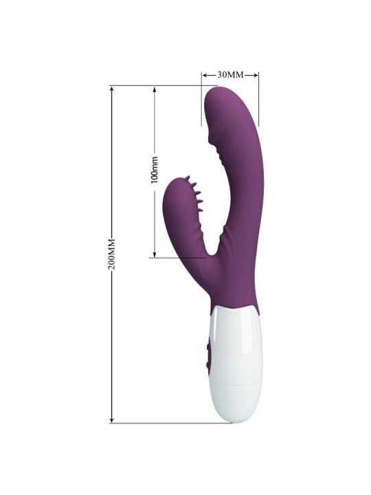 PRETTY LOVE ANDRE VIBRADOR RABBIT ESTIMULADOR PUNTO G MORADO
