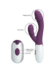 PRETTY LOVE ANDRE VIBRADOR RABBIT ESTIMULADOR PUNTO G MORADO