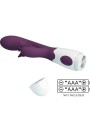 PRETTY LOVE BUTTERFLY KISS VIBRADOR RABBIT ESTIMULADOR PUNTO G MORADO