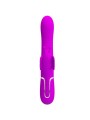PRETTY LOVE VIBRADOR RABBIT MULTIFUNCION 4 EN 1 MARIPOSA FUCSIA