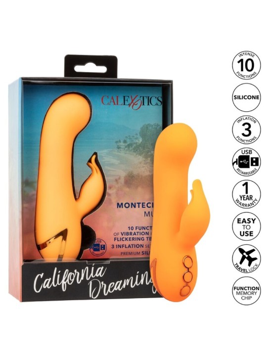 CALEXOTICS MONTECITO MUSE VIBRADOR RABBIT NARANJA BY CALIFORNIA DREAMING CALEXOTICS MONTECITO MUSE VIBRADOR RABBIT NARANJA BY CALIFORNIA DREAMING