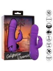 CALEXOTICS MANHATTAN BEACH MARVEL VIBRADOR RABBIT MORADO BY CALIFORNIA DREAMING