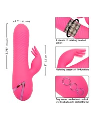 CALEXOTICS SACRAMENTO SWEETIE VIBRADOR RABBIT ROSA BY CALIFORNIA DREAMING