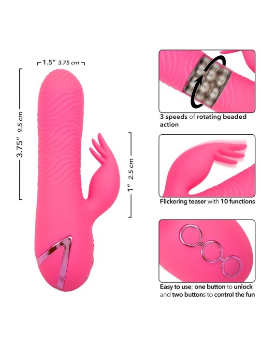 CALEXOTICS SACRAMENTO SWEETIE VIBRADOR RABBIT ROSA BY CALIFORNIA DREAMING