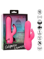 CALEXOTICS SACRAMENTO SWEETIE VIBRADOR RABBIT ROSA BY CALIFORNIA DREAMING