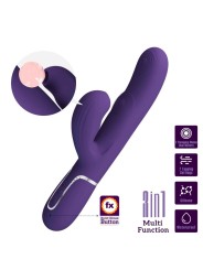 PRETTY LOVE PERLITA VIBRADOR PUNTO G 3 EN 1 MULTIFUNCION MORADO