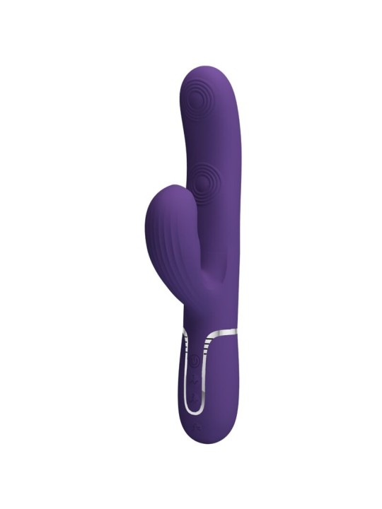 PRETTY LOVE PERLITA VIBRADOR PUNTO G 3 EN 1 MULTIFUNCION MORADO