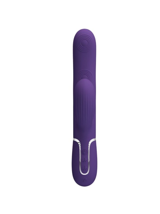 PRETTY LOVE PERLITA VIBRADOR PUNTO G 3 EN 1 MULTIFUNCION MORADO