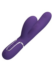 PRETTY LOVE PERLITA VIBRADOR PUNTO G 3 EN 1 MULTIFUNCION MORADO