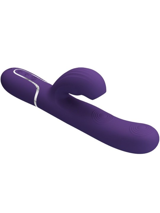 PRETTY LOVE PERLITA VIBRADOR PUNTO G 3 EN 1 MULTIFUNCION MORADO