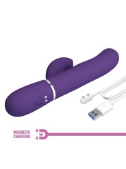 PRETTY LOVE PERLITA VIBRADOR PUNTO G 3 EN 1 MULTIFUNCION MORADO