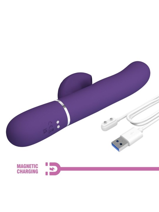 PRETTY LOVE PERLITA VIBRADOR PUNTO G 3 EN 1 MULTIFUNCION MORADO