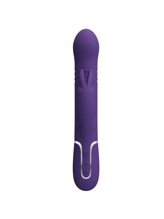 PRETTY LOVE COALE VIBRADOR RABBIT 4 EN 1 MORADO