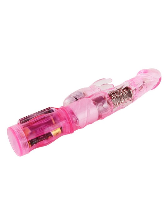 BAILE MINI ROTADOR RABBIT ROSA SUPERESTIMULADOR