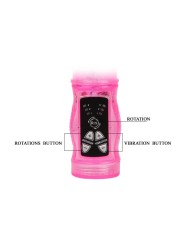 BAILE MINI ROTADOR RABBIT ROSA SUPERESTIMULADOR