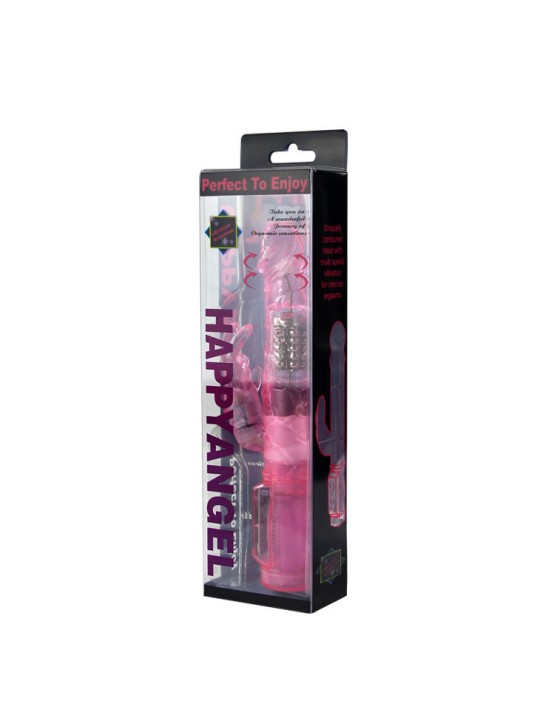 BAILE MINI ROTADOR RABBIT ROSA SUPERESTIMULADOR