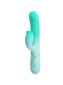 PRETTY LOVE GIGI VIBRADOR RABBIT MULTIFUNCION VERDE AGUA