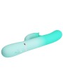 PRETTY LOVE GIGI VIBRADOR RABBIT MULTIFUNCION VERDE AGUA