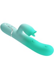 PRETTY LOVE GIGI VIBRADOR RABBIT MULTIFUNCION VERDE AGUA
