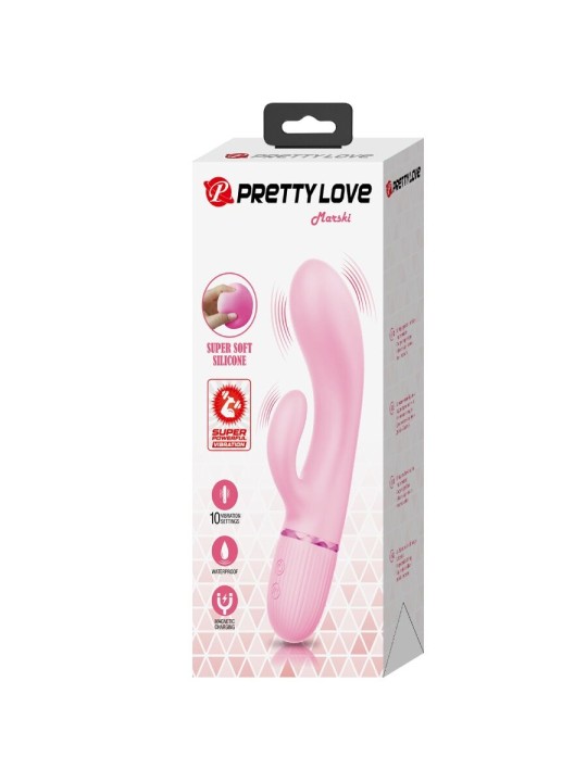 PRETTY LOVE MARSKI VIBRADOR RABBIT PUNTO G ROSA