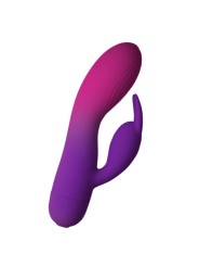 ROCKS OFF GLO GIRL VIBRADOR RABBIT MORADO