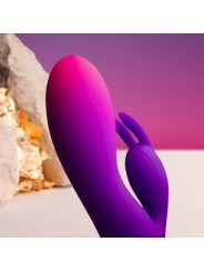 ROCKS OFF GLO GIRL VIBRADOR RABBIT MORADO