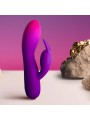 ROCKS OFF GLO GIRL VIBRADOR RABBIT MORADO